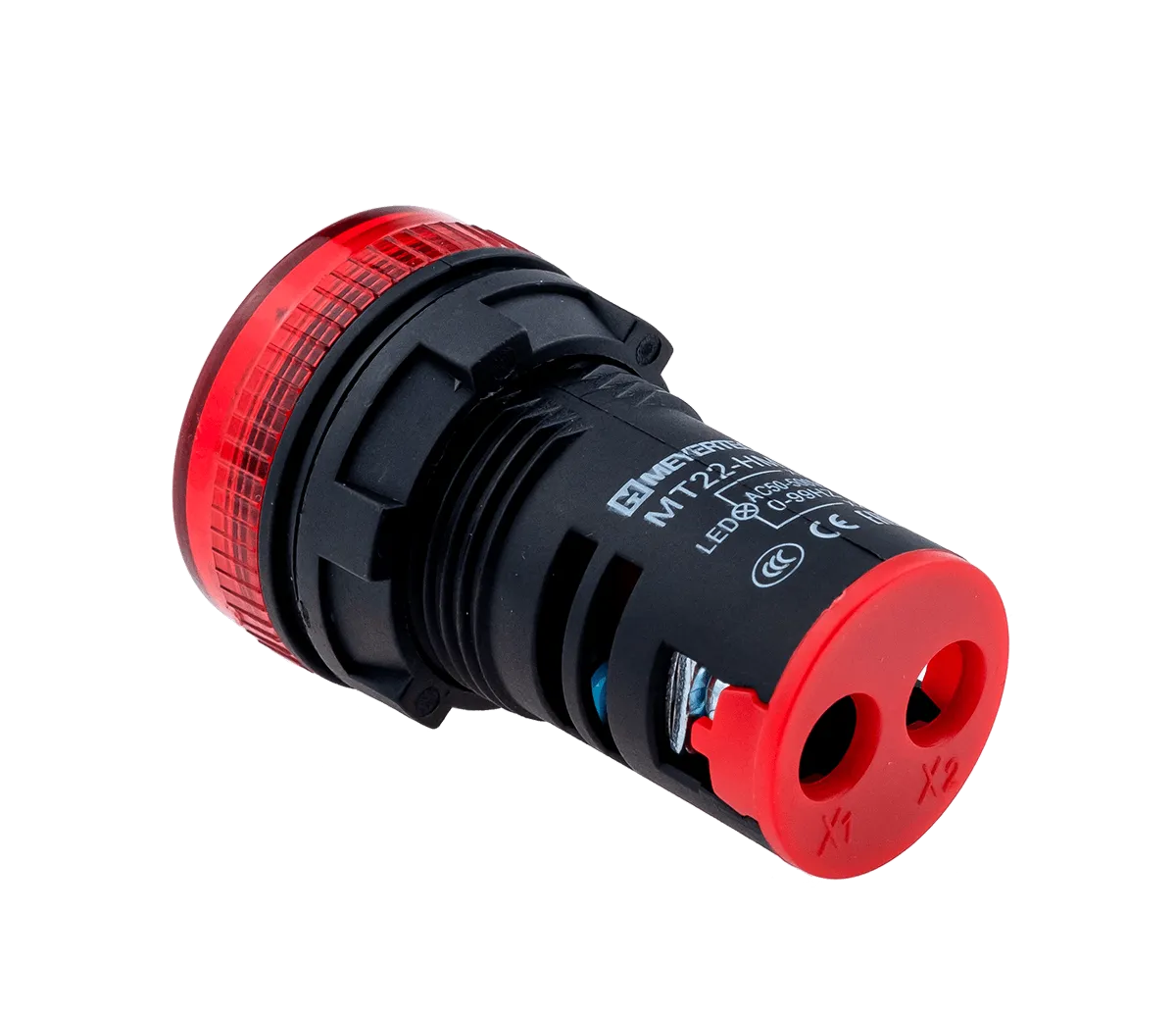 Индикатор напряжения и частоты, красный