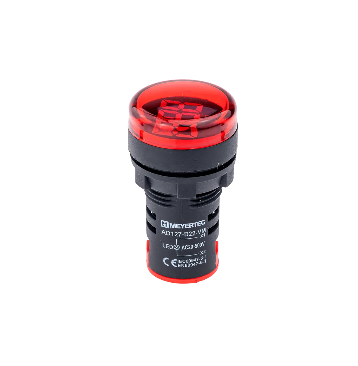 Индикатор напряжения, красный