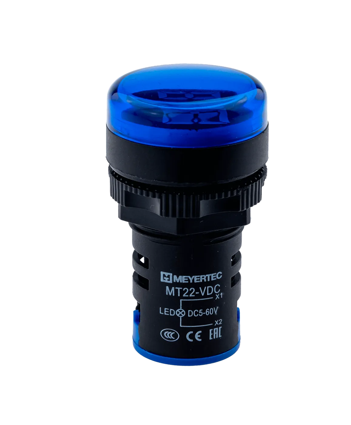 Индикатор напряжения, 5-60V DC, синий