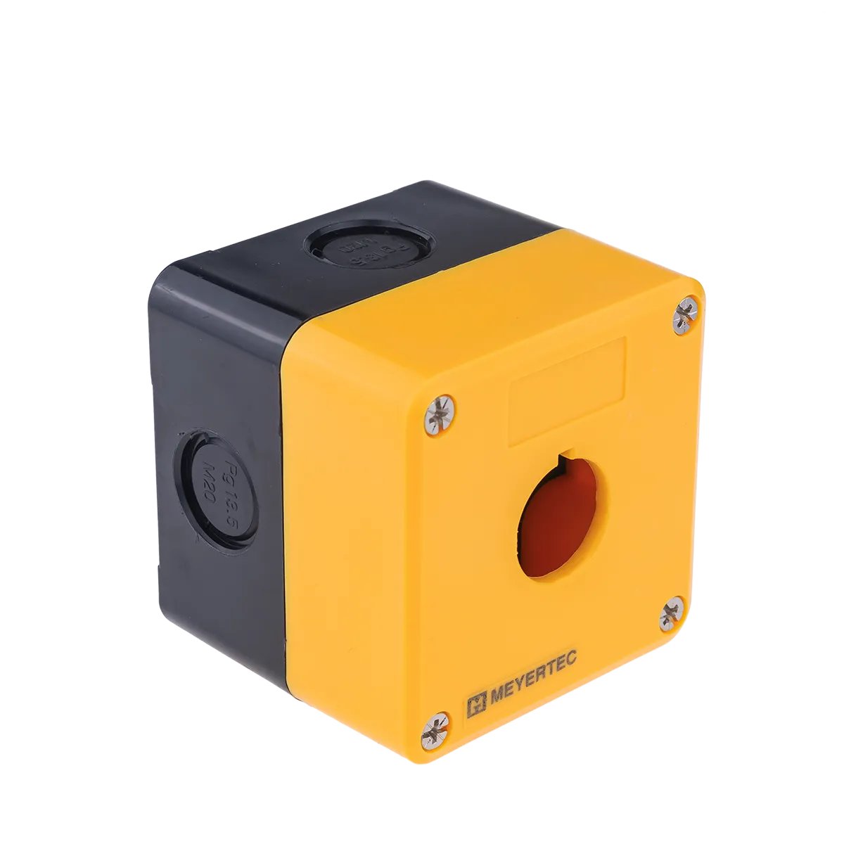 Корпус пластиковый, 1 место, желтый