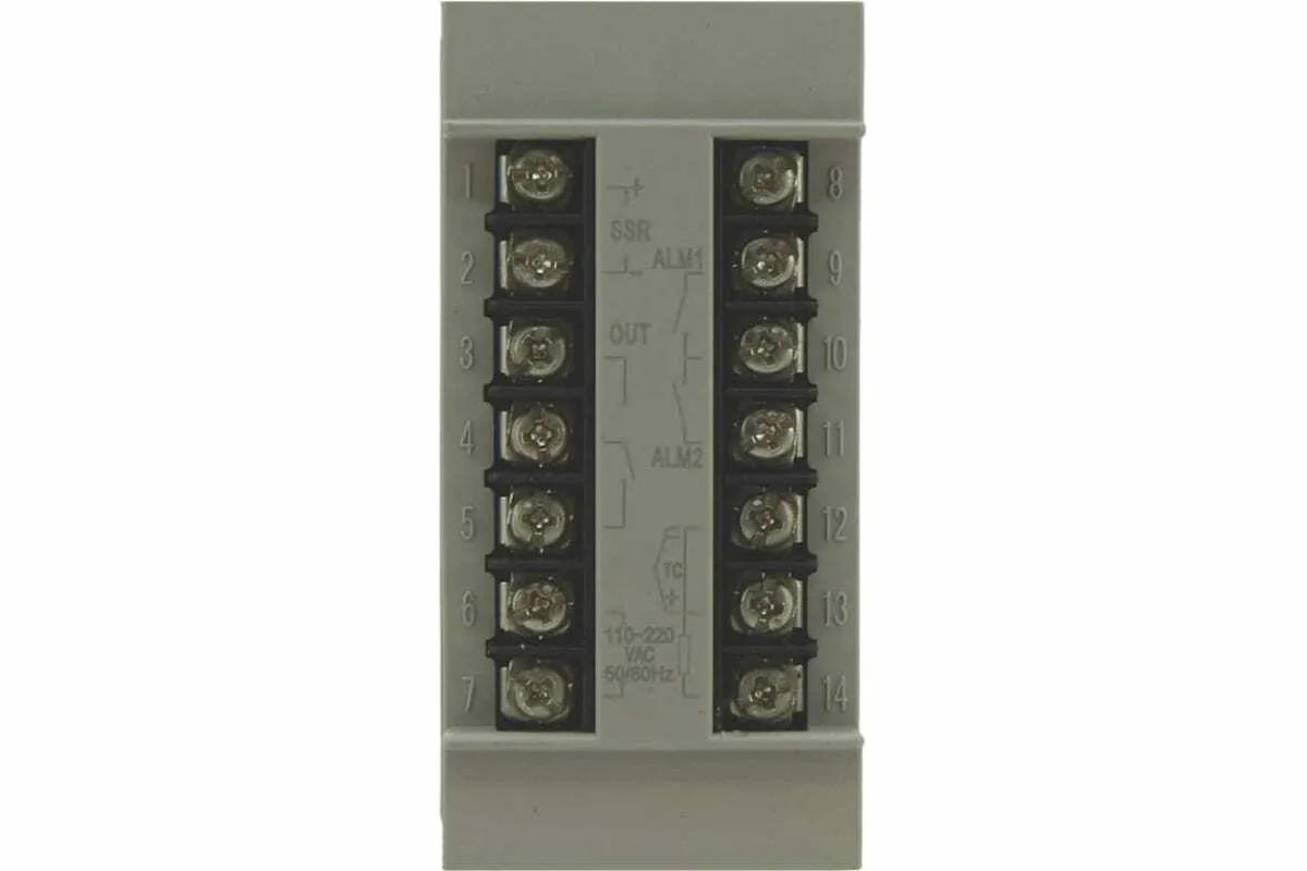 INNOCONT Температурный контроллер, 2 дисплея, 4 разряда, 48x96x62 мм, 2 аварийных выхода, 110-220VAC, выход: реле + твердотельное реле TR-B-H