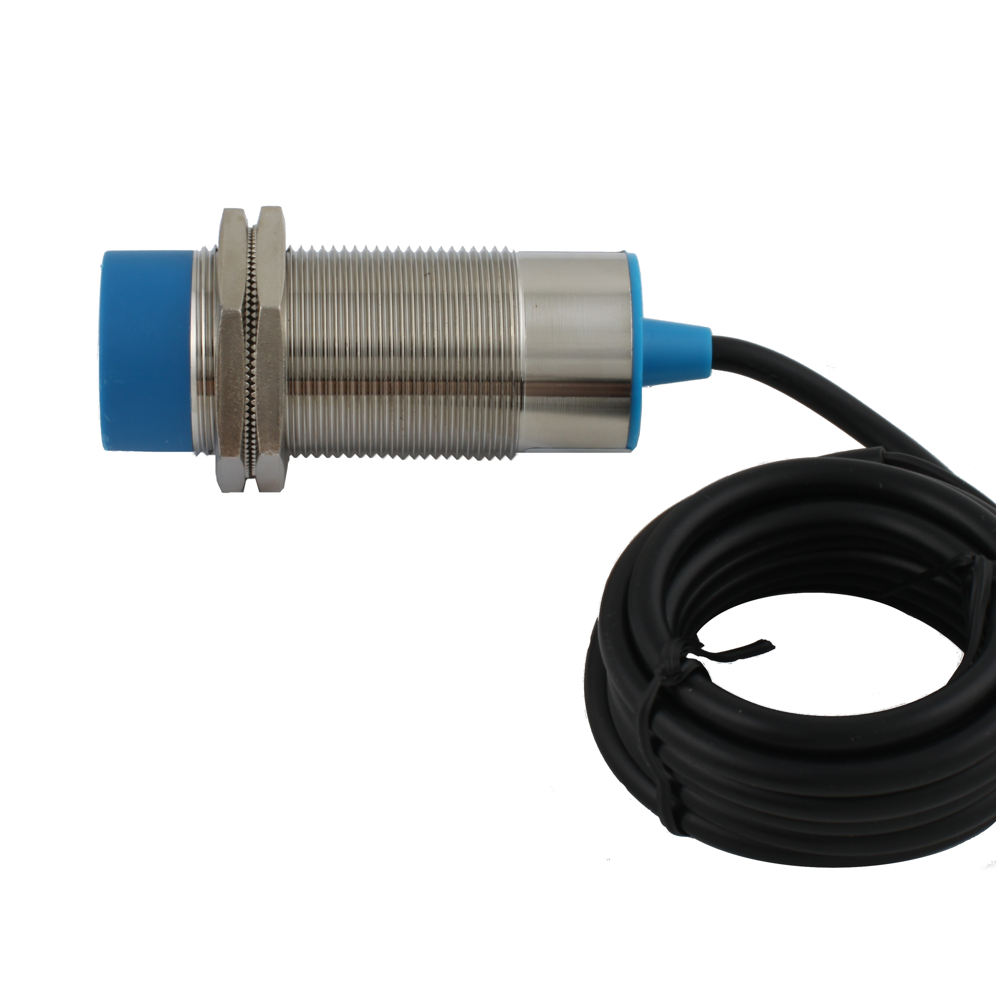 INNOCONT Емкостный датчик, M30x1,5, L=78 мм, зона срабатывания 15 мм, -25 +60 С, 12…24 VDC, IP65, выход: NPN NO, макс. ток 200 мА, кабель 2 м SC-30N15C