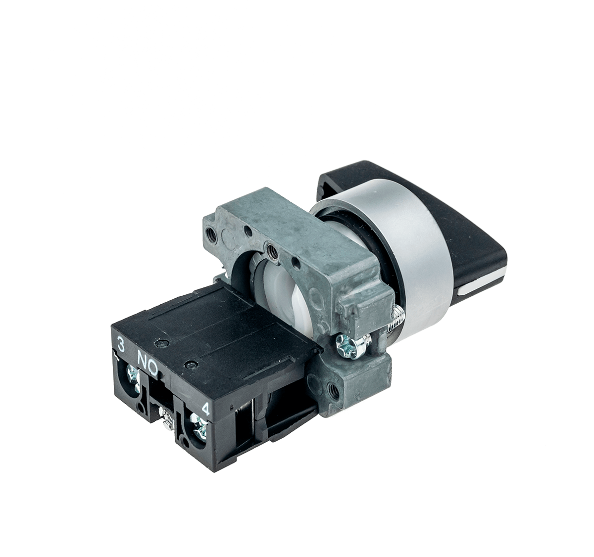 Переключатель длинная ручка, 2 положения, 1NO, с фиксацией