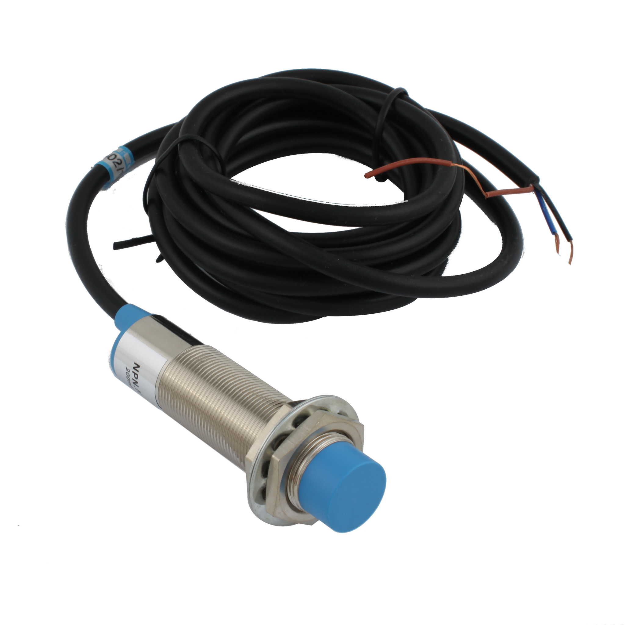 INNOCONT Емкостный датчик, M18x1, L=71 мм, зона срабатывания 10 мм, -25 +60 С, 12…24 VDC, IP65, выход: NPN NO, макс. ток 200 мА, кабель 2 м SC-18N10C