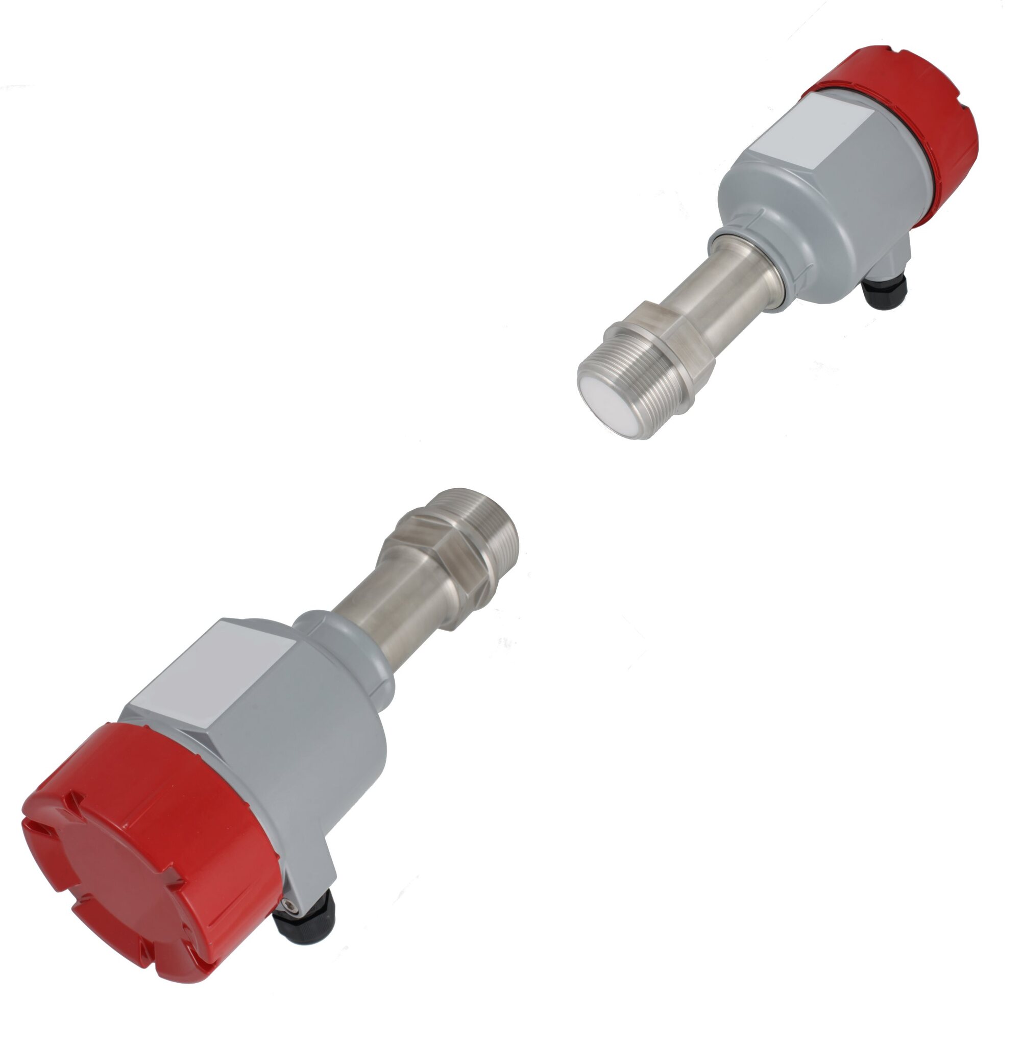 Микроволновый сигнализатор уровня сыпучих материалов/определения затора (приемник+передатчик) в алюм. корпусе, взрывозащ. ТР ТС 012/2011, зона действия до 40 м, -40 +250 С, Pmax=25 bar, 20-35 VDC, IP 67, соединение- резьба G 1 1/2", нерж. сталь 304, кабел